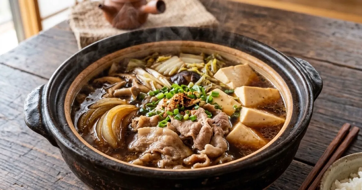 ホットクックで肉豆腐！自動メニューが見つからない時の手動設定レシピ