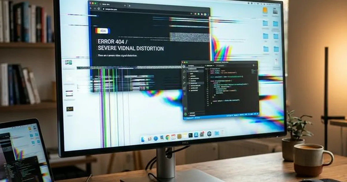【寿命？】10万のDELL 4Kモニター(U3223QE)が3年で点滅。応急処置と、売らずに使い倒す決意