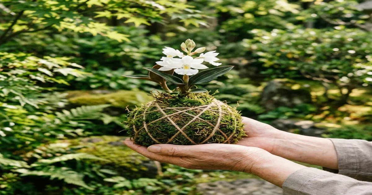 ズボラ管理でも毎年咲く！着生蘭「セッコク」の初めての苔玉補強に挑戦した