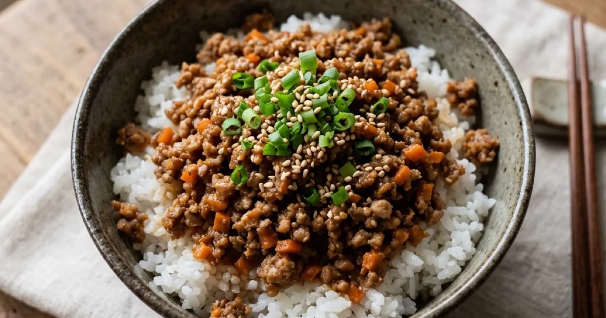 1歳児がバクバク食べる！ホットクックで作る「豚肉とにんじんのこってり味噌そぼろ」